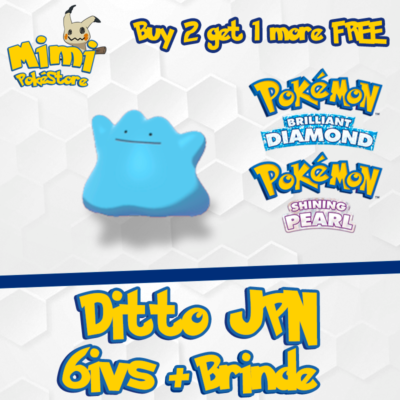 Shiny Ditto Japanese Foreign 6IV Masuda Breeding - Pokémon Diamond