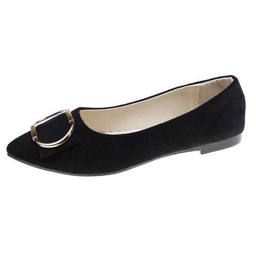 Bequemer modischer eleganter Damenschuh rutschfest flache Schuhe Slipper flache Party - Bild 17 von 75