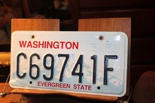 2012 Washington License Plate C69741F