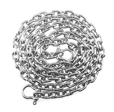 Stainless Steel Windlass 5/16" G4 Anchor Chain 316 140' Long w/ Bow Shackles