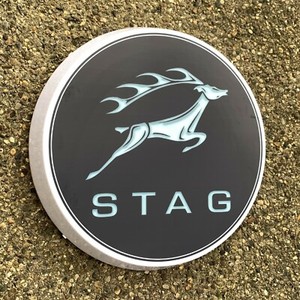 Triumph Stag Auto Abzeichen Garage Led Wand Licht Zeichen Logo Alt Retro Auto V8 Ebay