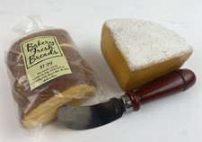 Decorative Fake Food Decor Bread Cheese Knife Faux Food Display Play Food