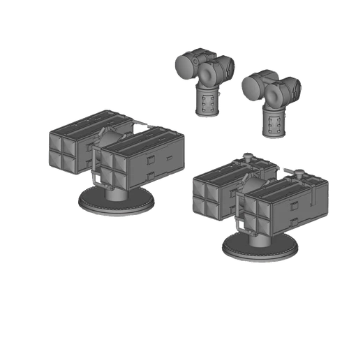 EV Model 1/700 Mk95 Mission Launching System Mk95 Illuminator - Bild 6 von 12