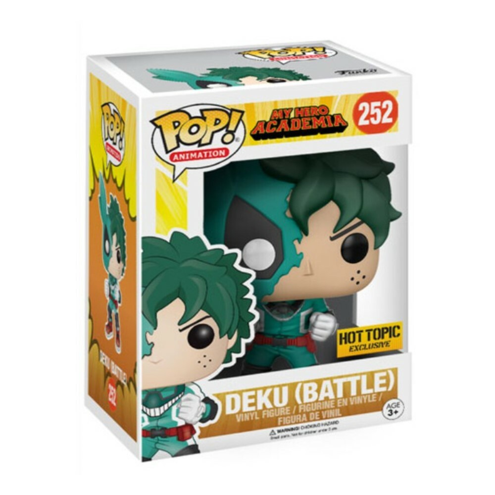 Funko POP Animation Vinyl MY HERO ACADEMIA DEKU (BATTLE HT EXCLUSIVE)  #252 NEW