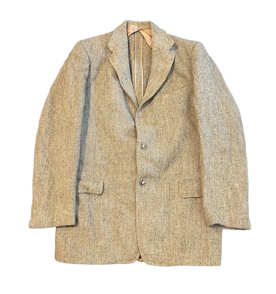 50s Harris Tweed Herring Bone Tailored