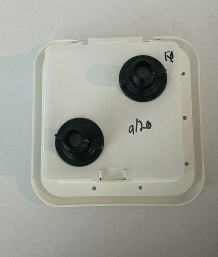 Phoenix PF247201 White Hot & Cold Spray Port Outlet Box Hatch Camper Trailer RV - Bild 4 von 4