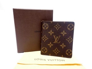 Authentic Louis Vuitton Monogram Wallet Bi Fold Billets 10 Credit M608 Browns Ebay