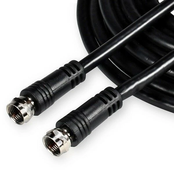 Generic RG-6 Coax Cable for F-Type Jack, 2 Connections, 10 FT - Image 3 of 4