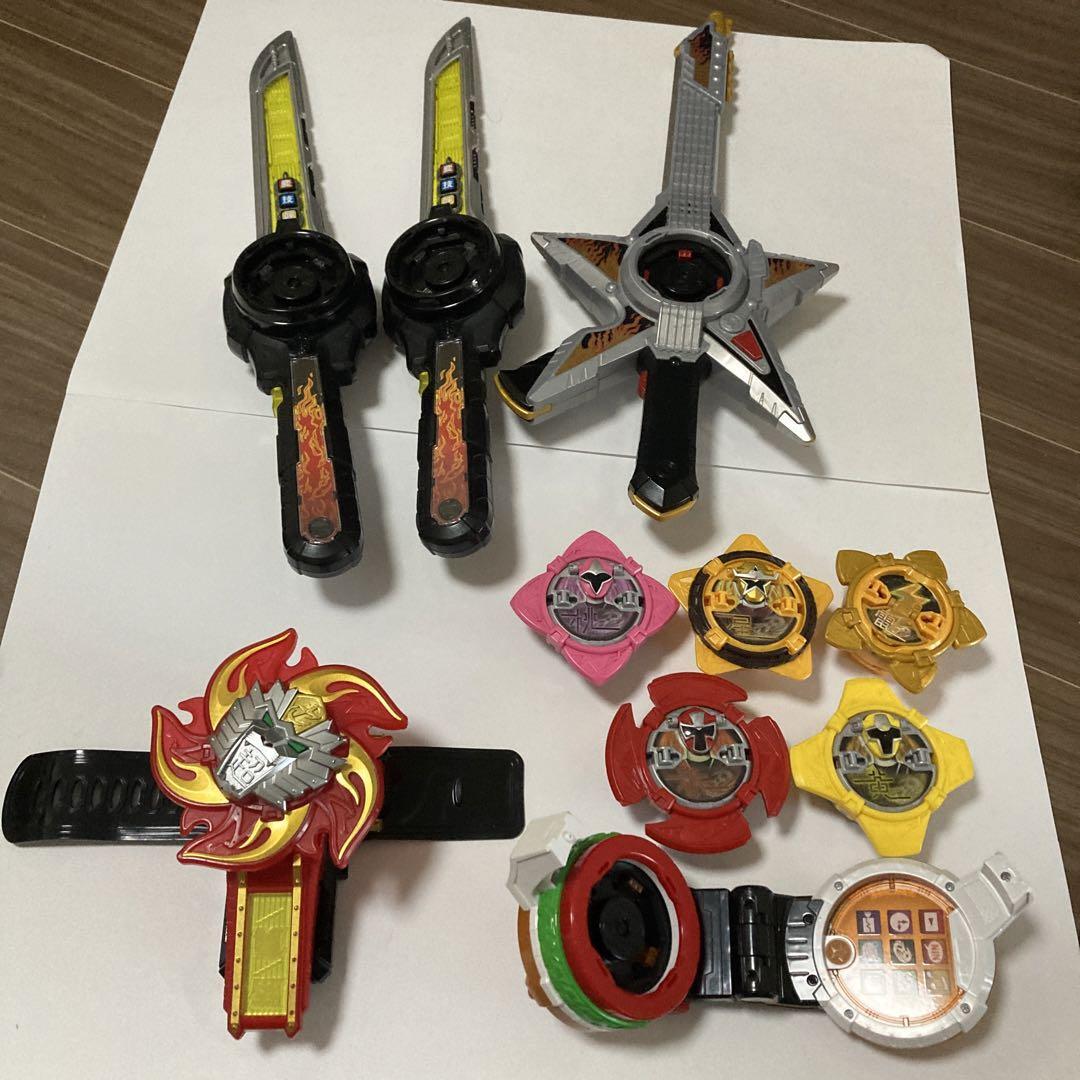 Power Rangers Ninja Steel Ninninger Morpher 5p Shuriken 5p set