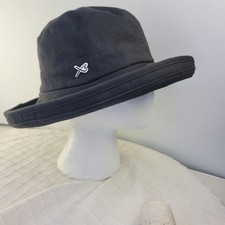 Betmar Black Solid Face Framer Sun Hat 