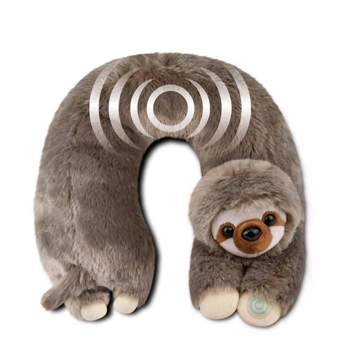 Masajeador de Cuello Perezoso Vibrador de Peluche Health Touch con Vibración Relajante NUEVO - Imagen 1 de 6