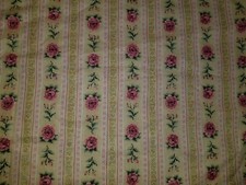 LINED WINDOW VALANCE 42X12 CHIC VICTORIAN ROSE BUDS FLORAL GARDEN FLOWER