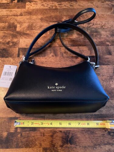 Neu mit Etikett Kate Spade Sadie Saffiano schwarz Leder Handtasche, ausverkauft/eingestellt - Bild 2 von 6
