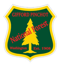 4" gifford pinchot national forest bumper sticker decal usa made