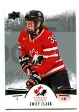 2016-17 UD Team Canada Emily Clark Card #19