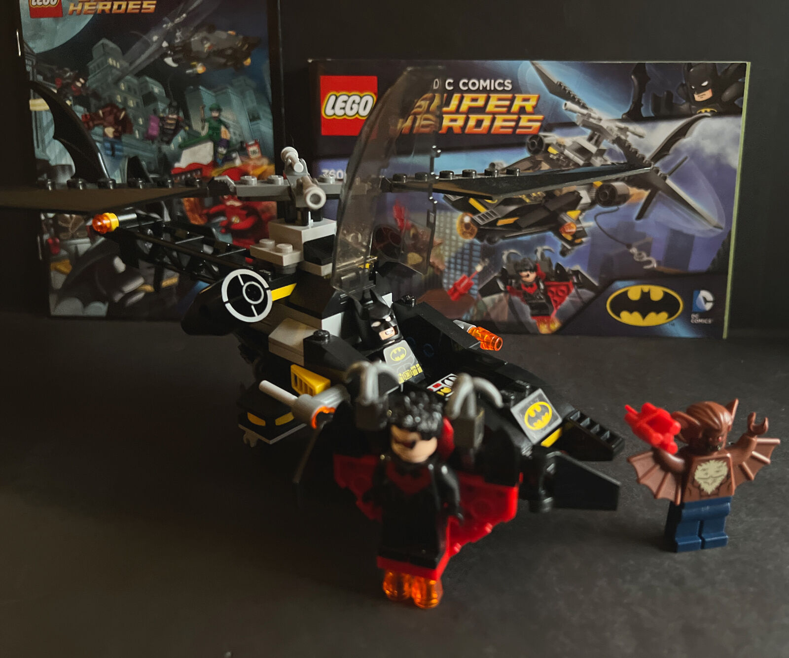 LEGO DC Batman II Man-Bat Attack 76011 100% Complete W Instructions Retired