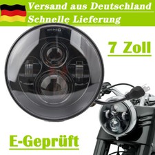 7" LED Motorrad H4 Hi/Lo Haupt Scheinwerfer Projektor Lamp für Harley E-Geprüft