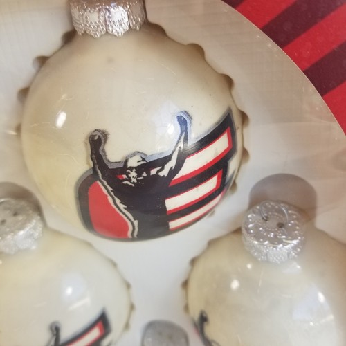4 THE INTIMIDATOR Dale Earnhardt Sr Christmas Ornaments Glass w/ Box No 3 White - Picture 2 of 2
