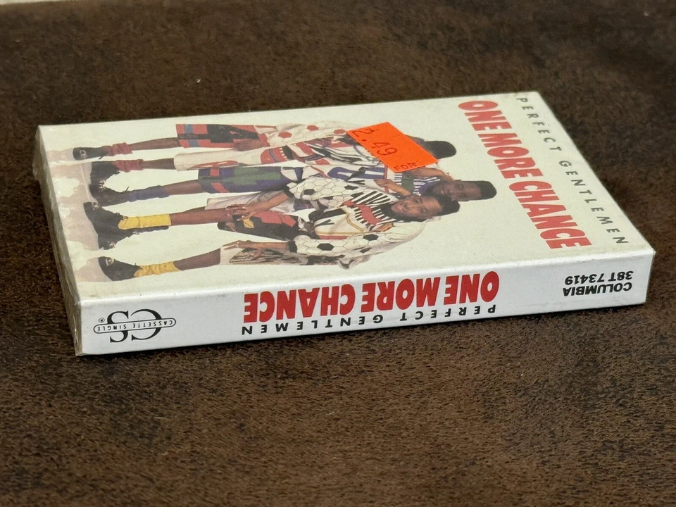 1990 VTG PERFECT GENTLEMEN ONE MORE CHANCE FACTORY SEALED CASSETTE NOS SINGLE - Image 4 of 4