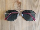 EUC Aviator Rose Gold Color with Gray Blue Lenses Sunglasses Little Girl Toddler — photo 2