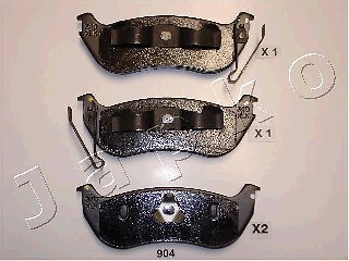 51904 JAPKO Brake Pad Set, disc brake for JEEP