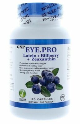 Eye Pro-Lutein, Bilberry & Zeaxanthin (120 Caps) by GNP Eye Lutein