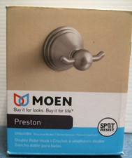 Moen Brushed Nickel Double Robe Hook  DN8403BN  FS