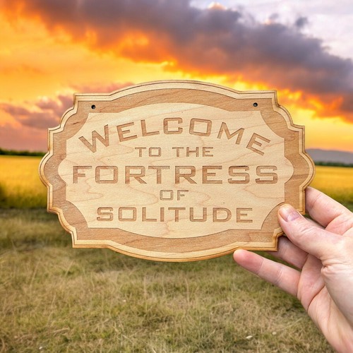 Letrero - PERSONALIZADO - Bienvenido a la Fortaleza de la Soledad - Letrero de puerta - Imagen 2 de 10