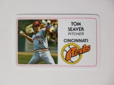 TOM SEAVER 1981 PERMA-GRAPHICS SUPER STAR #125-011 CINCINNATI REDS