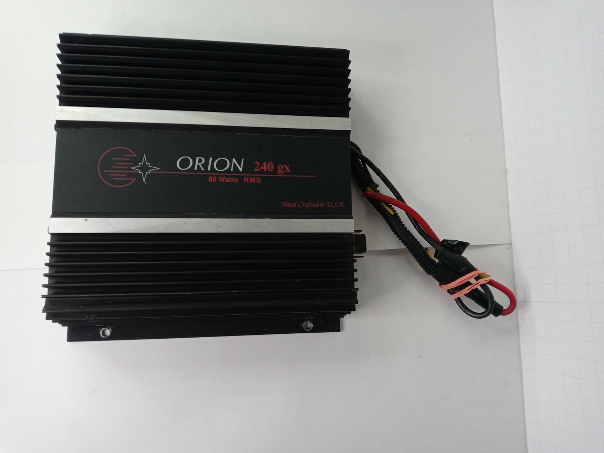 VINTAGE Orion 240GX Car Audio Power Amplifier 240 GX 80 Watts RMS