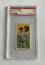 1909-11 T206 Piedmont 350 Jim Stephens PSA 5 EX Vintage Tobacco Baseball Card