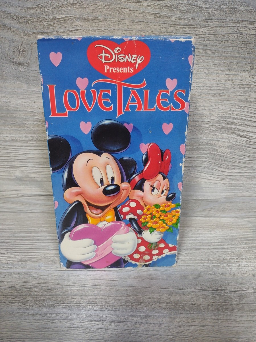 Disney Presents: Love Tales VHS 1995 Mickey Mouse Valentine's Day