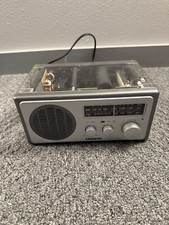 Sangean WR-1 AM/FM Radio Clear See Through Version For Prison Jails Works Great