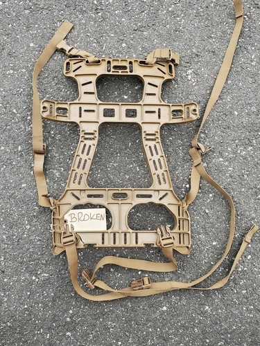 BROKEN Downeast Inc. 1606 MC USMC FILBE Pack 2a Generazione Coyote Alice TELAIO ROTTO - Foto 9 di 9
