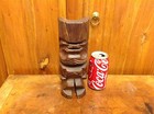 Large Brian of Hawaii Tiki man carving. Darker toned carefully chosen wood.