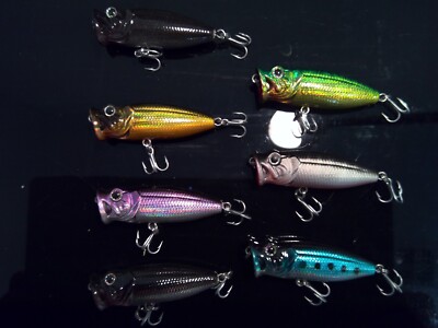 bulk sale, brand new hard body surface popper fishing lures with