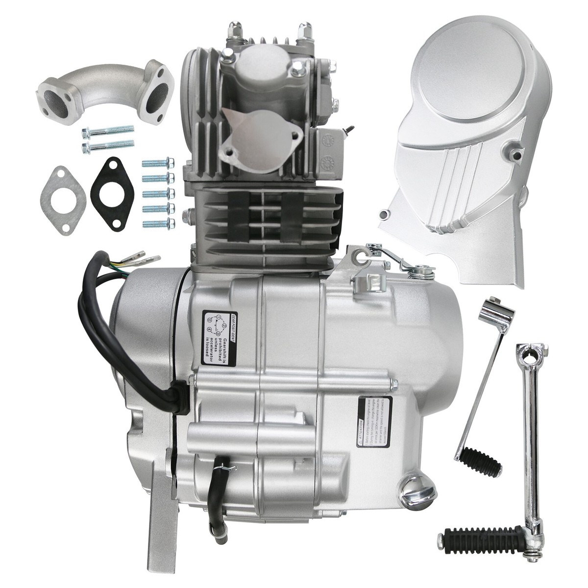 125CC 4Stroke 4 speed Manual Clutch Dirt Bike Engine Motor