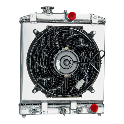 3 Rows Radiator+Shroud Fan For 92-2000 Honda Civic D15 D16 EK Integra Del Sol