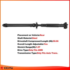 CCIYU Rear Driveshaft For BMW X3 F25 2011-2017 BMW X4 F26 2015 AWD
