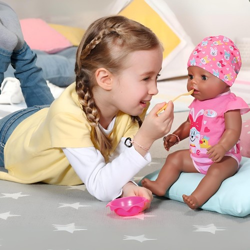 Baby Born Soft Touch Girl Brown Eyes Doll 43cm - Picture 3 of 12
