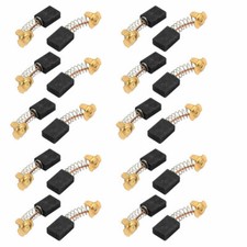 10 Pairs 7x13x17mm Carbon Brushes Power Tool for Electric Hammer Drill Motor  KD