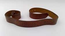 Distressed leather John Deere Belt. 36" long X 1.5" wide