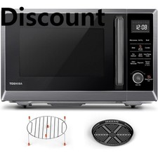TOSHIBA Air Fryer Combo 8-in-1 Countertop Microwave Oven, ML2-EC10SA(BS)