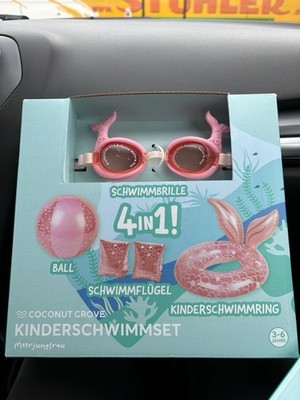 Coconut Grove Kinderschwimmset 4-in-1 Meerjungfrau, 3 7 Jahre