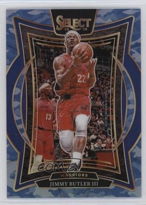 2024-25 Panini Select Concourse Blue Camo Prizm 90/99 Jimmy Butler III #34 16wc