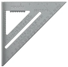 Irwin Aluminum Rafter Square 7 In.