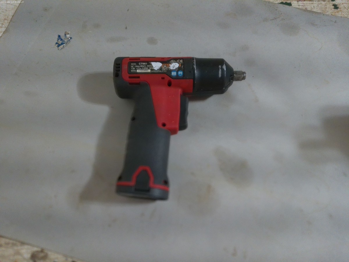 Snap on Tools CT661 3/8 Cordless Impact Wrench Snap-on Gun Metric