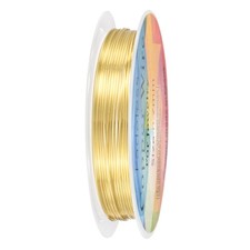 0.7mmx3.1m Jewelry Wire, 21 Gauge 10.2FT Craft Wire Copper Wire, KC-Gold