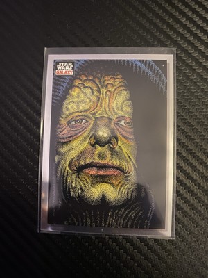 Topps Star Wars Karte Galaxy 2023 Nr 10 THE EMPEROR UP CLOSE Imperator Palpatine