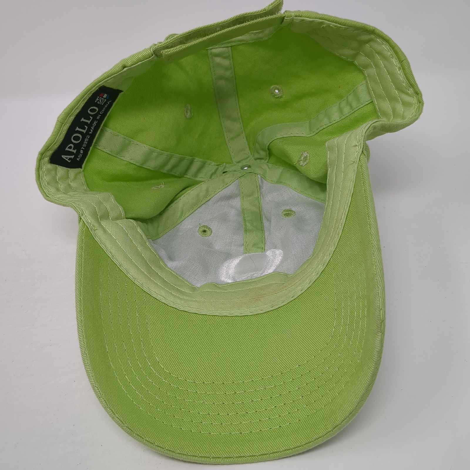 Initial Q Strapback Baseball Cap Green One Size A… - image 7